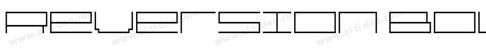 Reversion Bold字体转换
